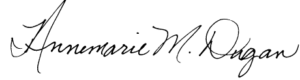 Annemarie Dugan signature